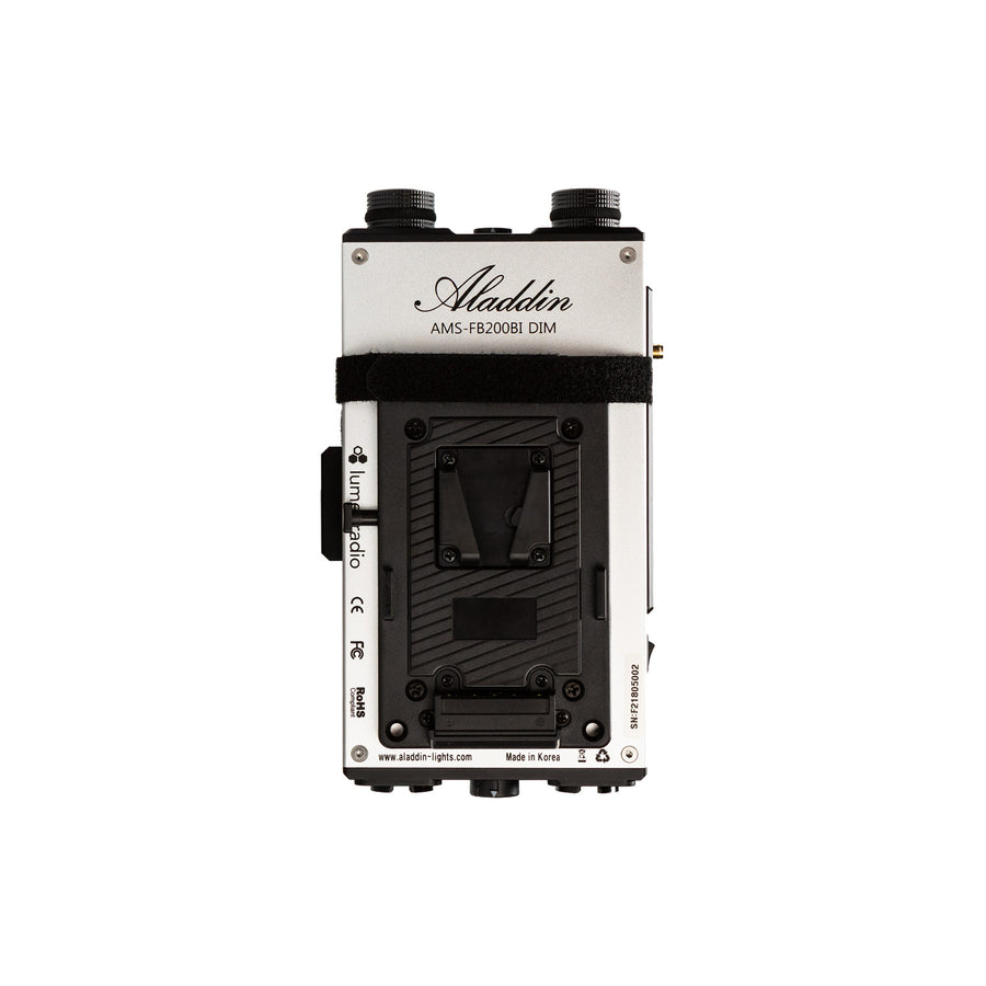 Aladdin Dimmer with DMX and Lumen Radio for FABRIC-LITE 20 / BI-FABRIC 2 / BI-FABRIC 4 with Gold Mount