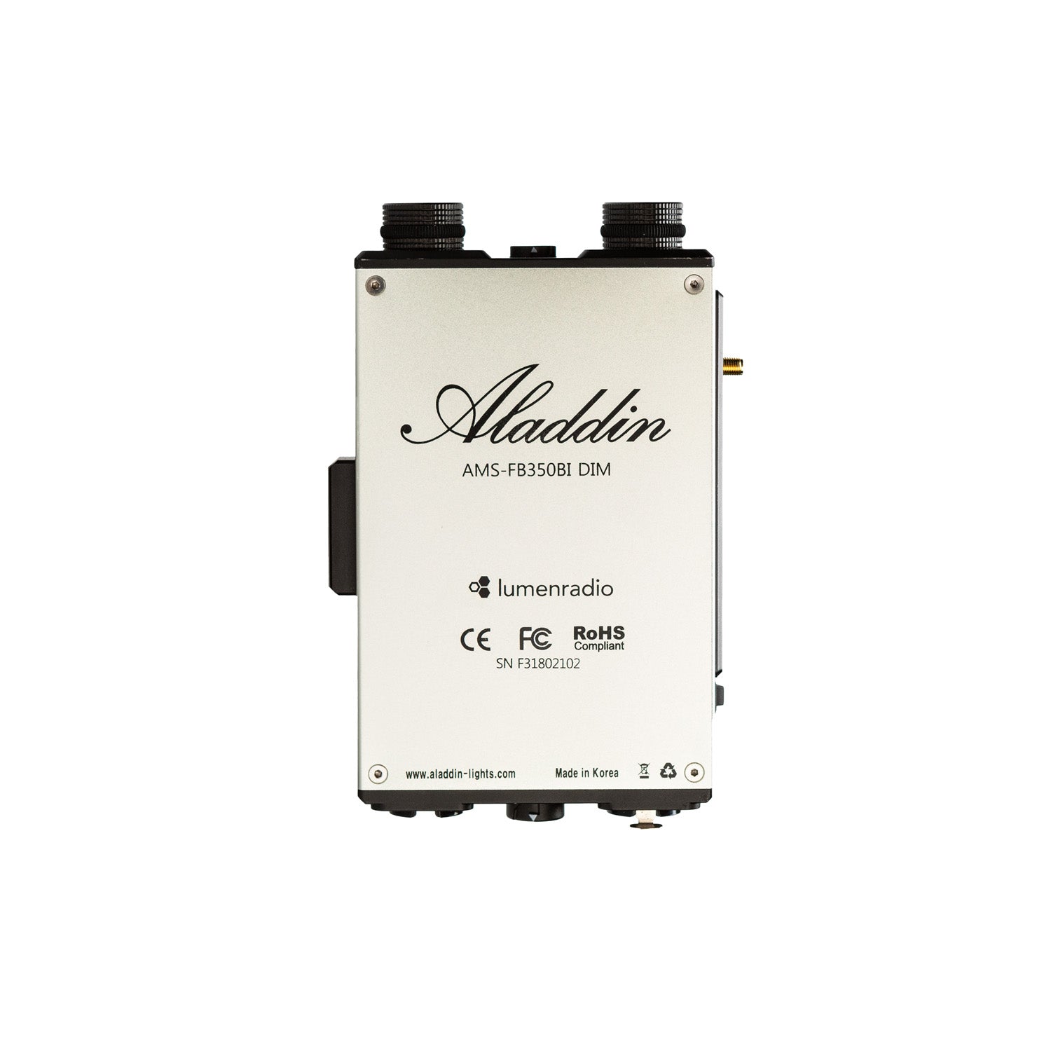 Aladdin Dimmer including Gold Mount Dual Power