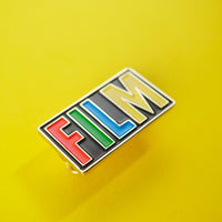 Analog Film Enamel Pin side