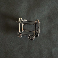 Film Cart Enamel Pin front