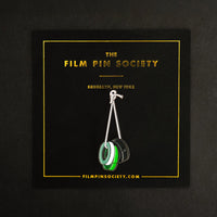 Gaff Tape Roll Enamel Pin on backing card