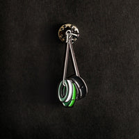 Gaff Tape Roll Enamel Pin front