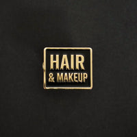 Hair & Makeup Department Enamel Pin front