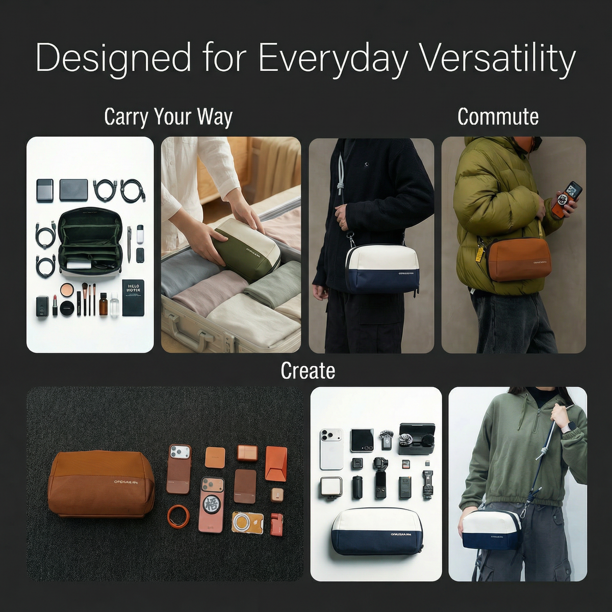 OpenMoon daily carry pouch detail view