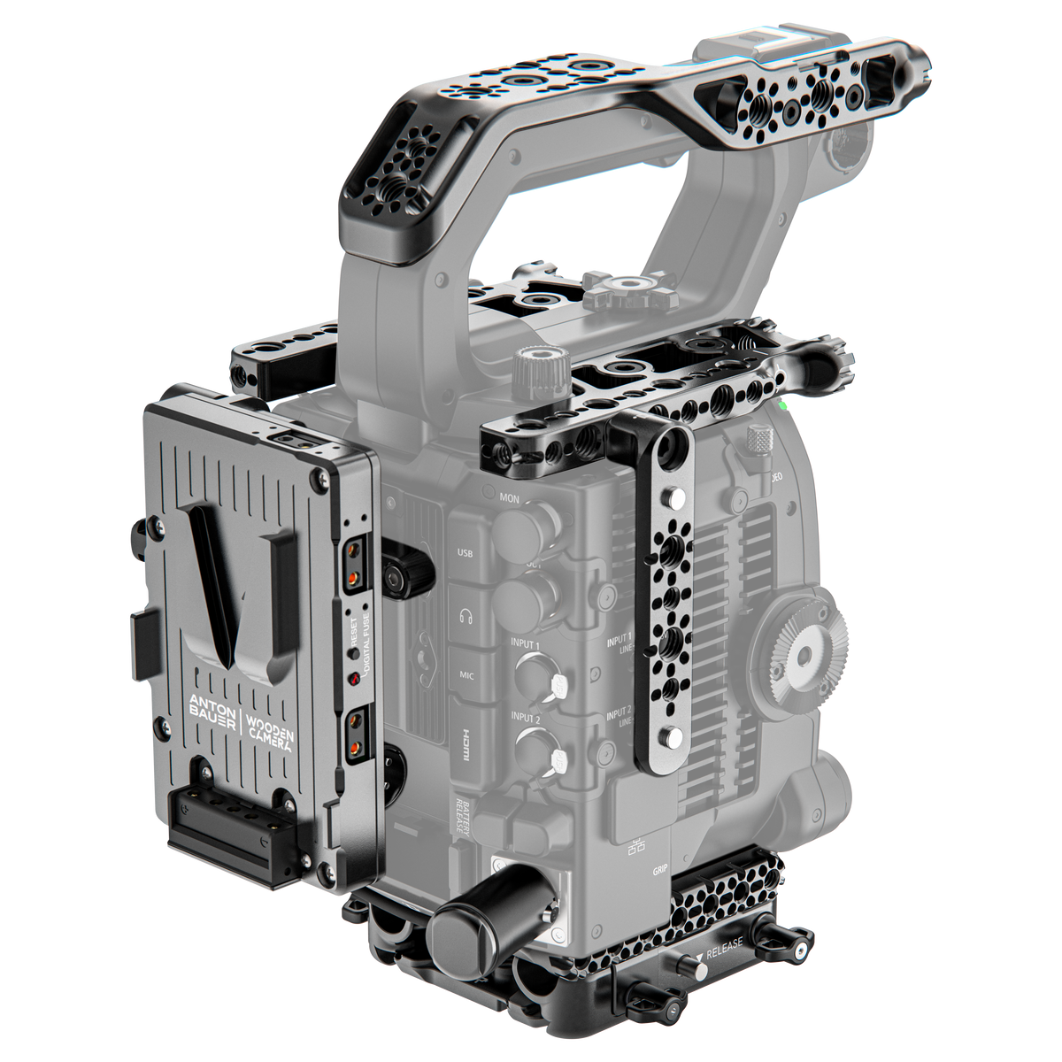 Wooden Camera Core Accessory System for Canon EOS C400
