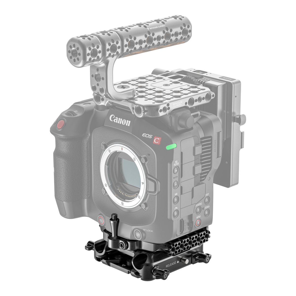 Wooden Camera Base Plate System for Canon EOS C80