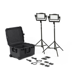 Litepanels Astra IP Half - Traveler Duo GM&VM Kit (Standard Yoke, US Power Cable)