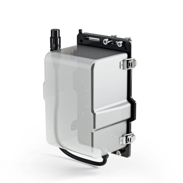 Litepanels Gold Mount Battery Bracket, Single, w/ 3-Pin Female XLR, Weather Resistant, for Astra IP