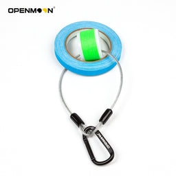 OpenMoon stainless steel gaffer tape lanyard