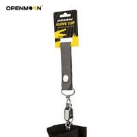 OpenMoon leather glove clip in grey