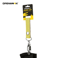 OpenMoon leather glove clip in yellow