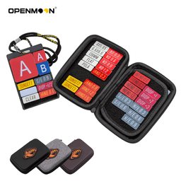 OpenMoon filter tags suit laid out with printed filter labels
