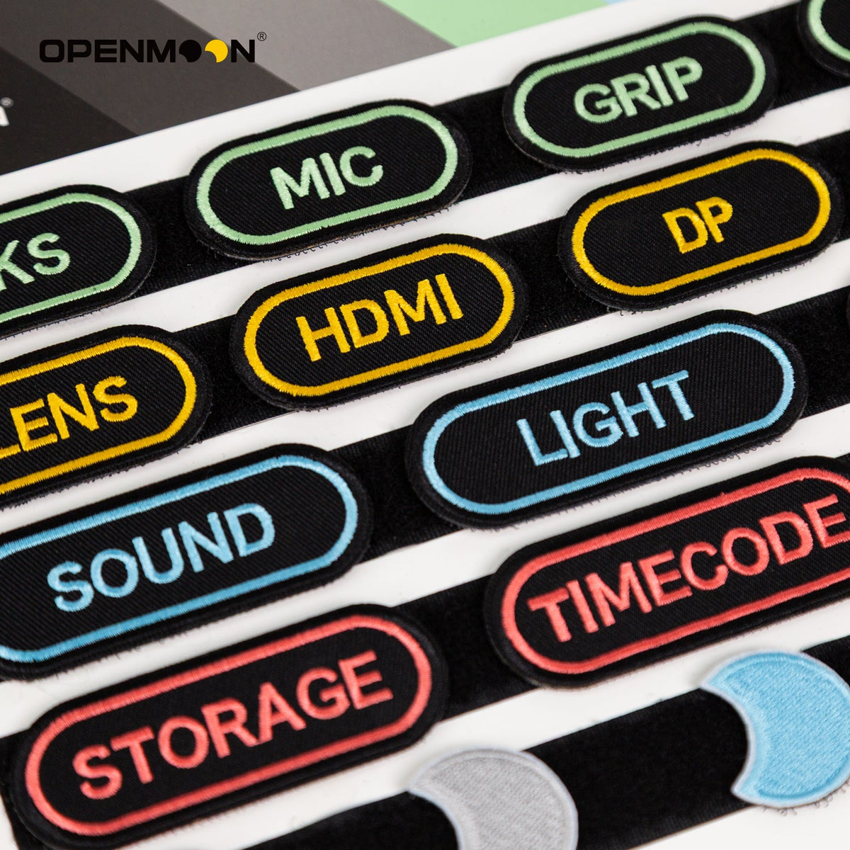OpenMoon patch tags laid out