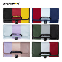 OpenMoon folding storage bag opened flat showing three panels