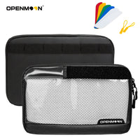 OpenMoon translucent storage pouch, Slim style laid flat