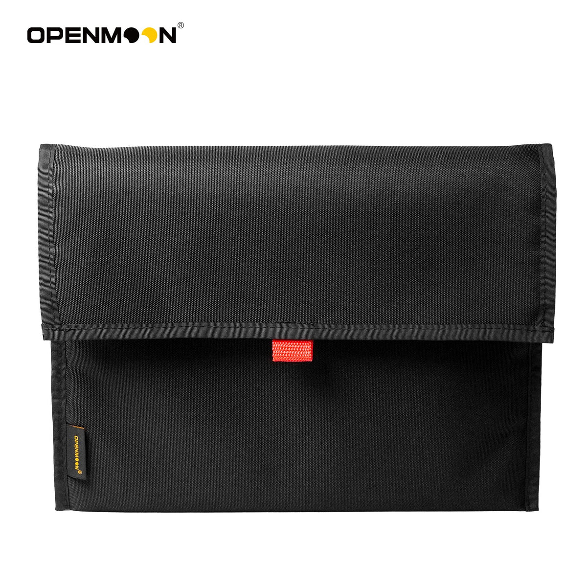 OpenMoon clapperboard protection bag shown open