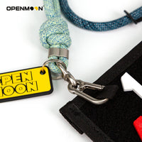 Hook-and-loop tags supplied with the OpenMoon pouch