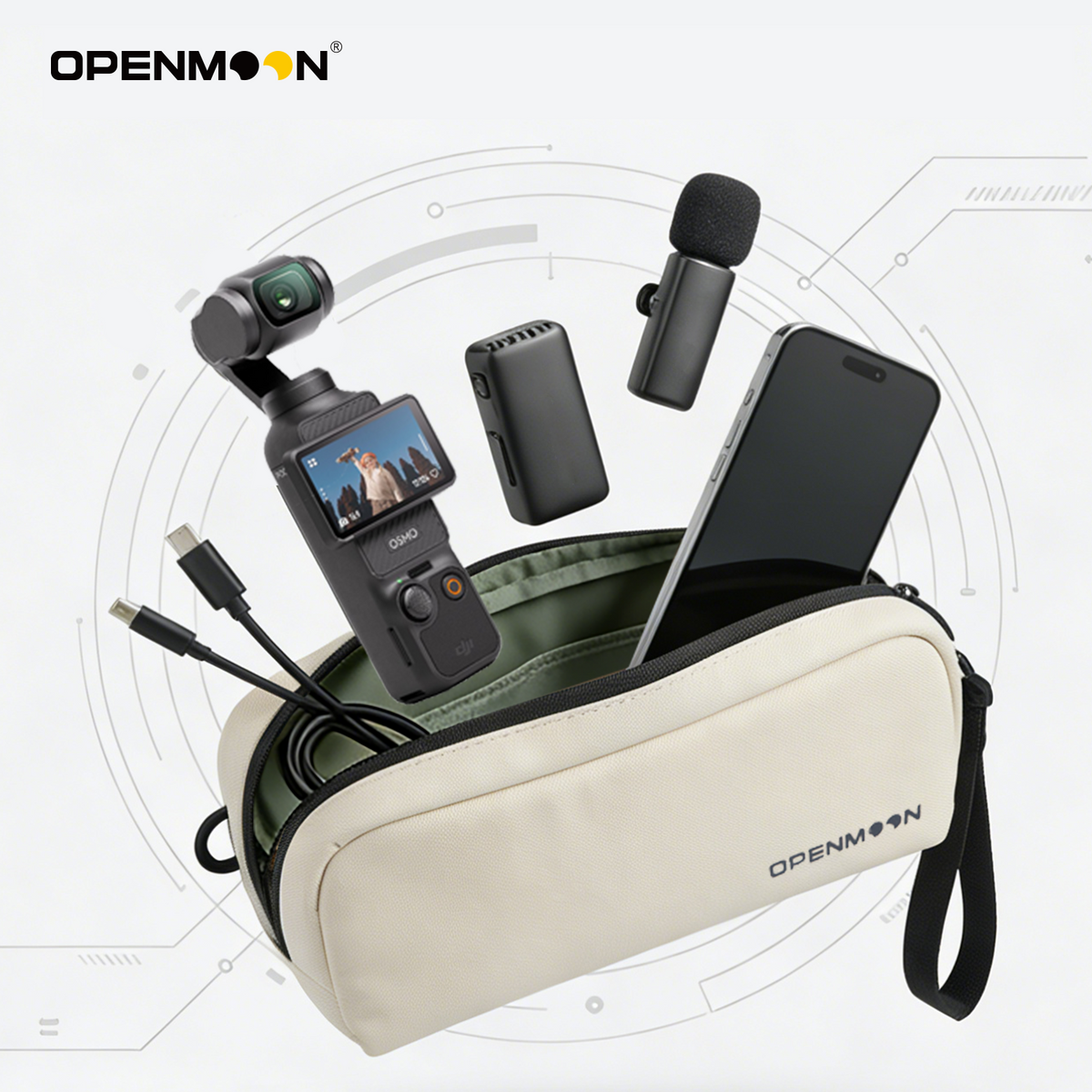 OpenMoon pocket camera bag colour options
