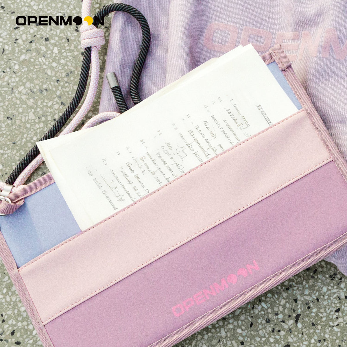 OpenMoon clapperboard pouch detail