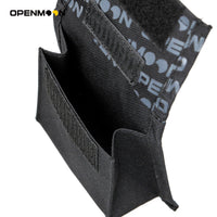 OpenMoon measuring tape tool pouch threaded onto a work belt