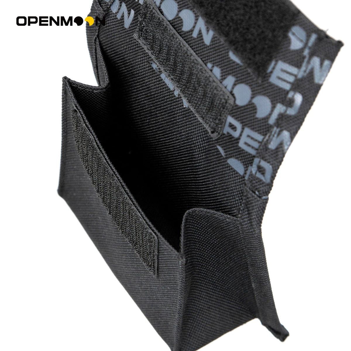 OpenMoon measuring tape tool pouch threaded onto a work belt