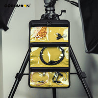 OpenMoon folding storage bag packed with cables and tools