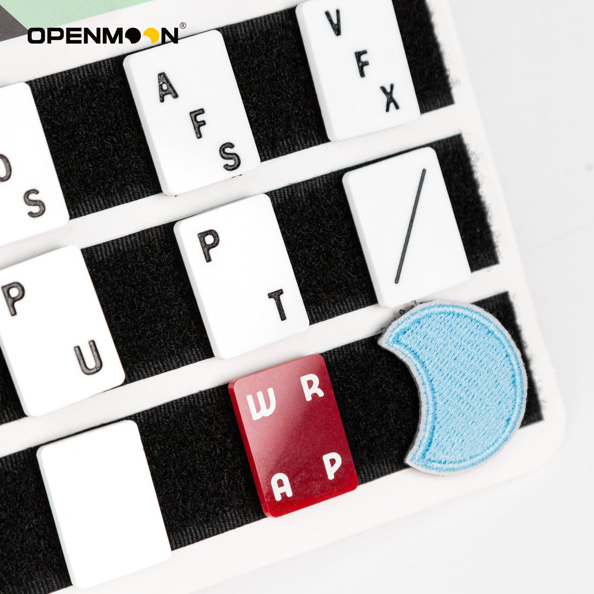 OpenMoon square tags for a clapper slate