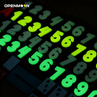 OpenMoon hook-and-loop tags fitted to a slate