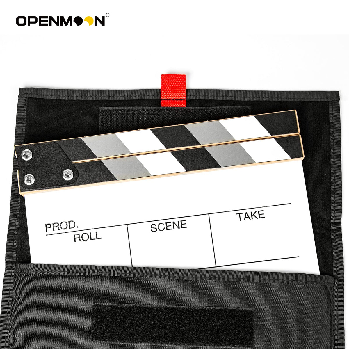 OpenMoon clapperboard protection bag being carried