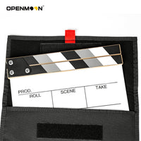 OpenMoon clapperboard protection bag being carried