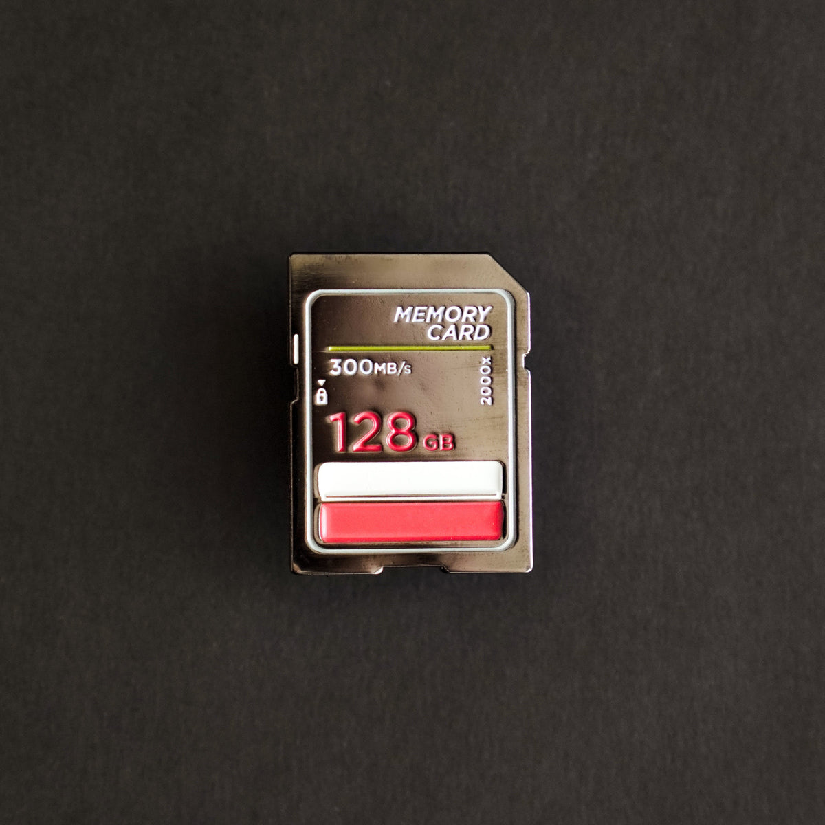 Memory Card Enamel Pin front