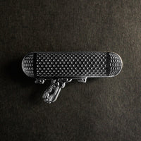 Microphone Enamel Pin front