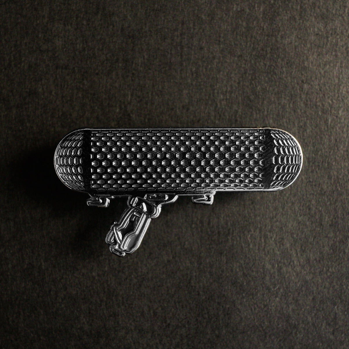 Microphone Enamel Pin front
