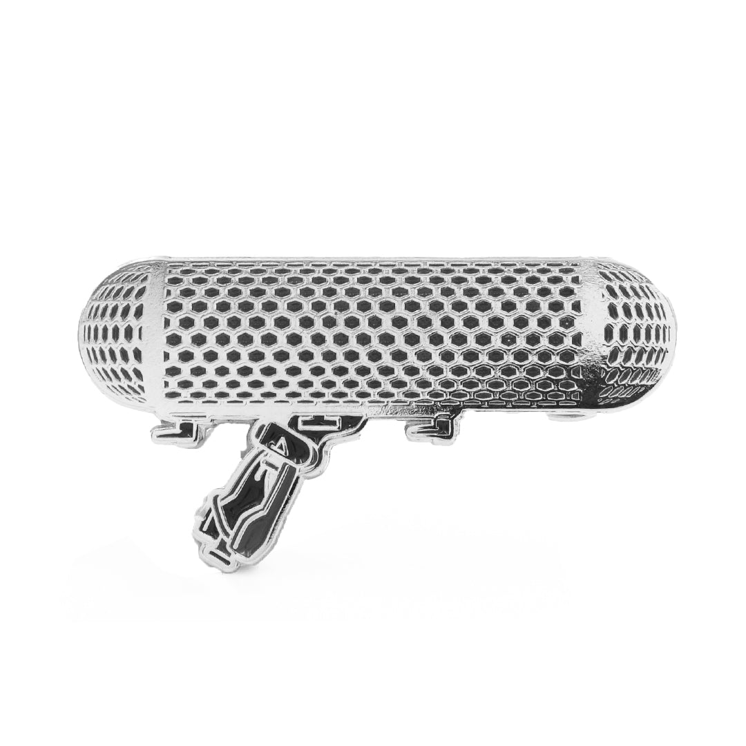 Film Pin Society Microphone Enamel Pin