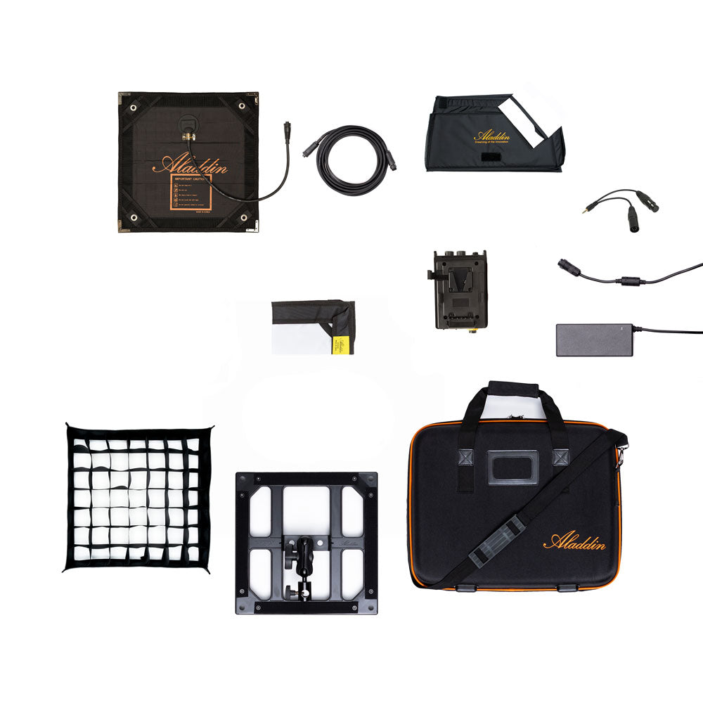 Aladdin MOSAIC MINI 1X1 Gaffer Kit with Lumenradio