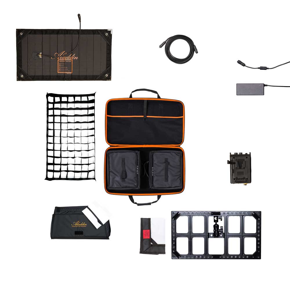 Aladdin MOSAIC MINI  1X2 Gaffer Kit with Lumenradio