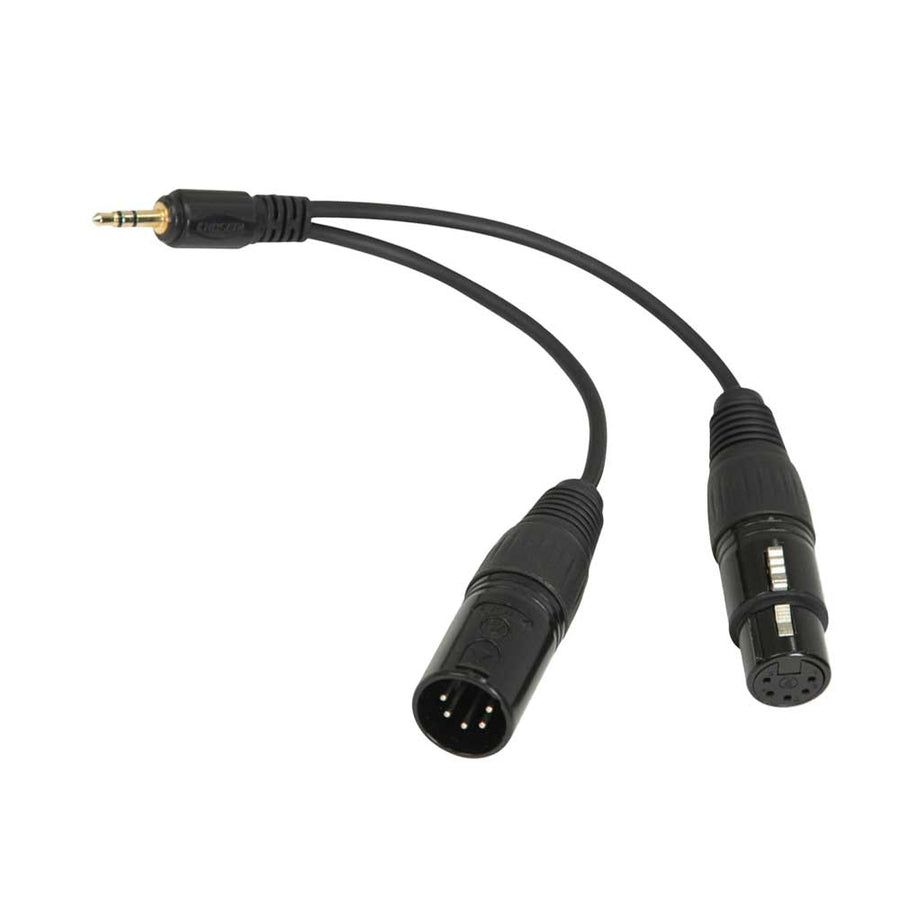 Aladdin DMX Y Cable 3.5mm Jack to XLR 5Pin