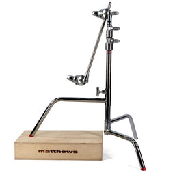 Matthews 20" Hollywood Century C-Stand w/ Sliding Leg, Grip Head & Arm (Chrome)