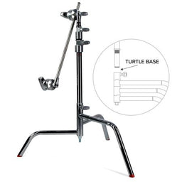 Matthews 20" C+ Stand w/ Turtle Base, Grip Head & Arm (Chrome)