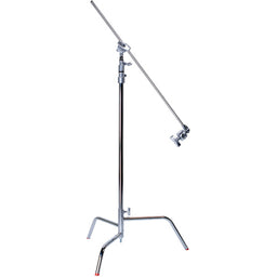 Matthews 40" C+ Stand w/ Turtle Base, Grip Head & Arm (Chrome)