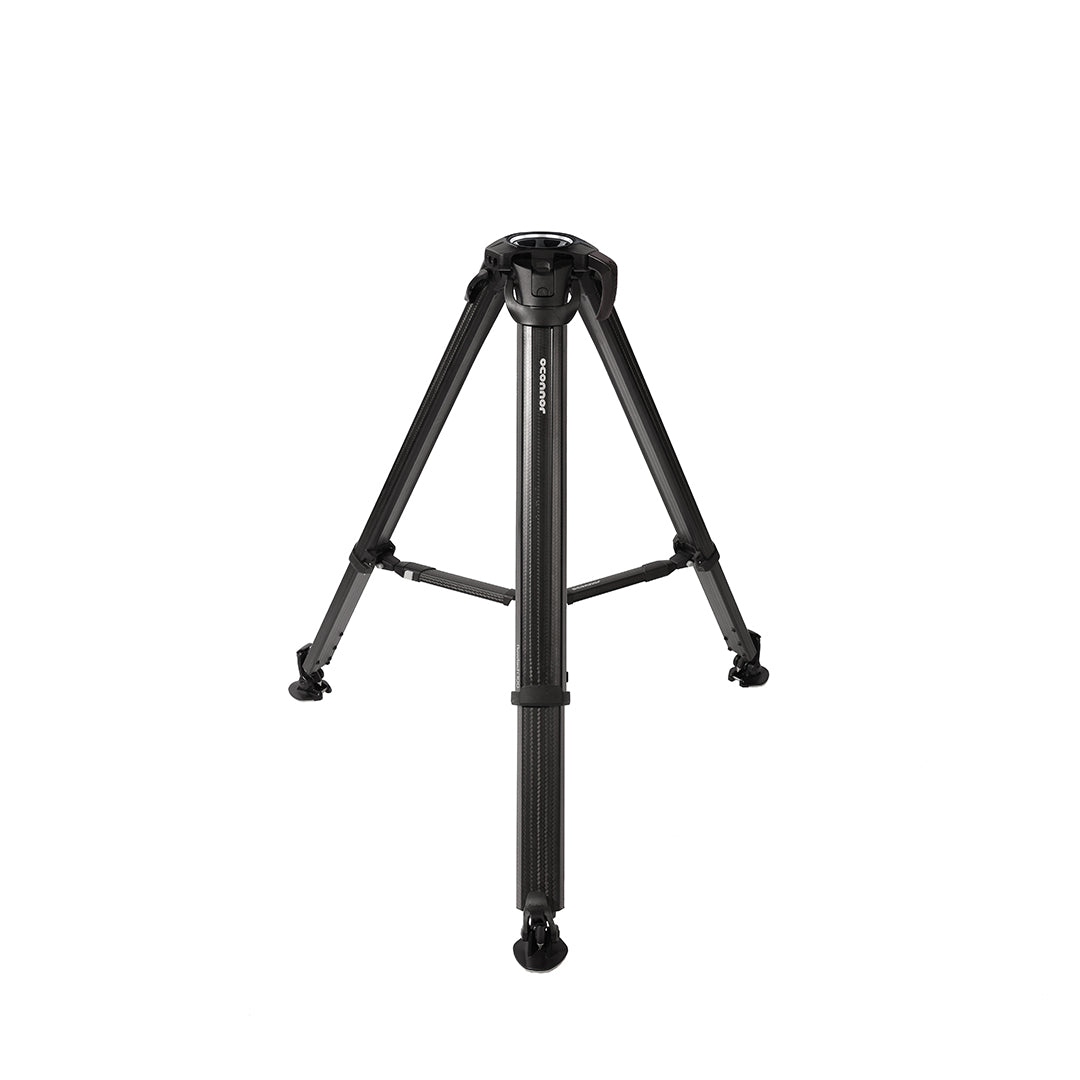 OConnor flowtech 100 MS Carbon Fibre Tripod with Mid-Level Spreader (100mm Bowl)