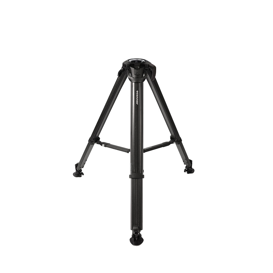OConnor flowtech 100 MS Carbon Fibre Tripod with Mid-Level Spreader (100mm Bowl)