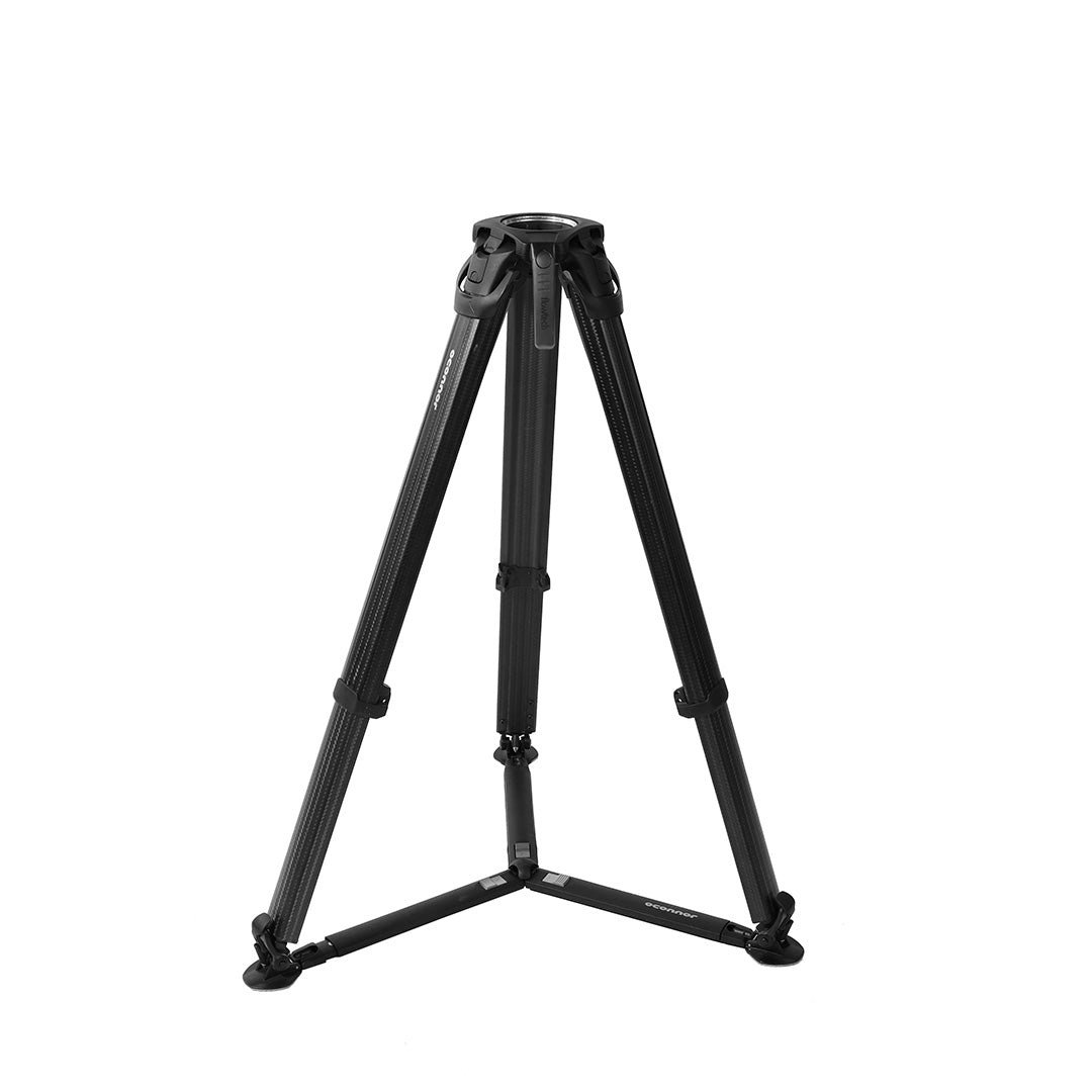 OConnor flowtech 100 GS Carbon Fibre Tripod with Floor Spreader (100mm Bowl)