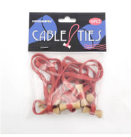 OpenMoon Rubber Cable Ties, 10 Pack