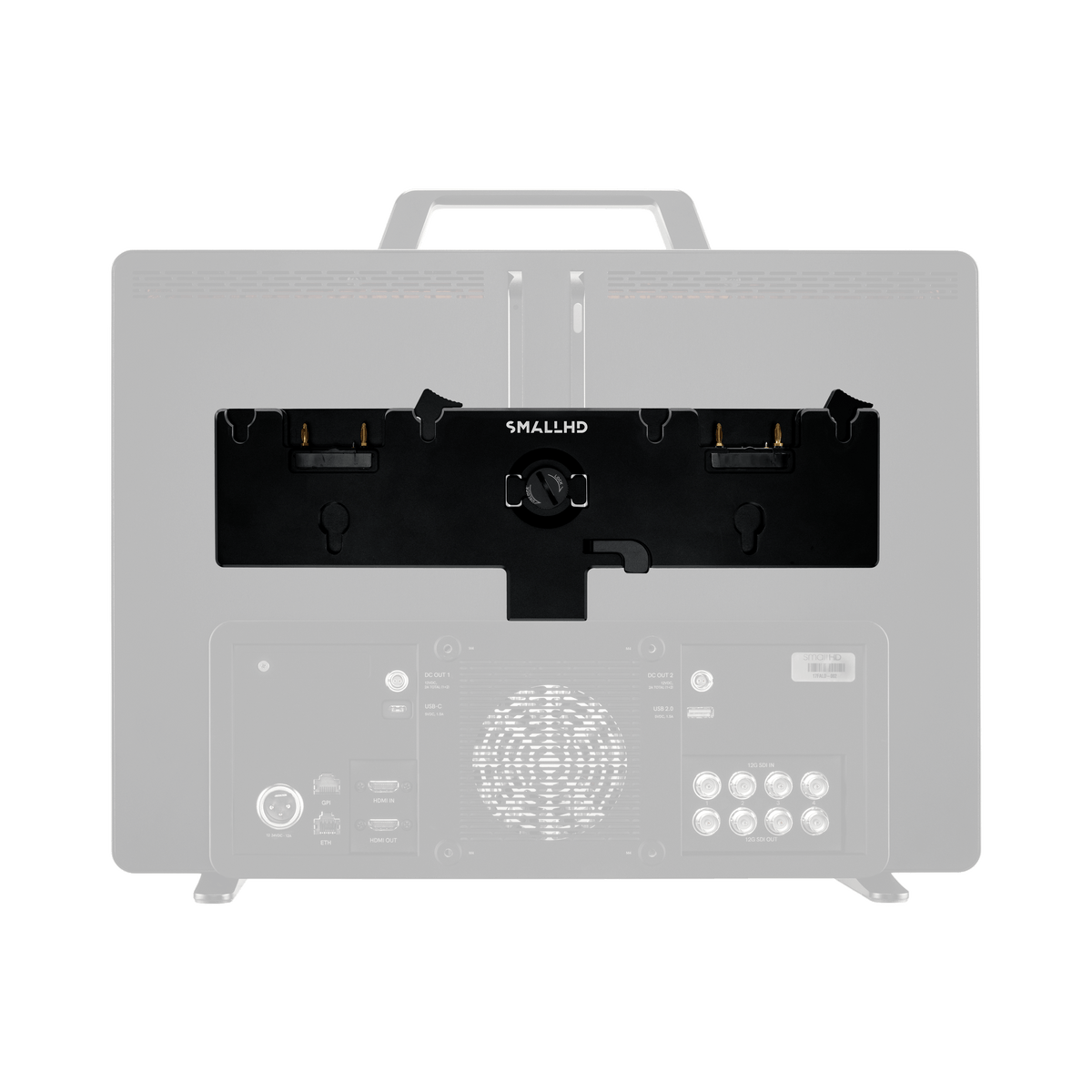 Dual Gold Mount Plus Battery Bracket (14v/26v) for SmallHD 4K Monitors