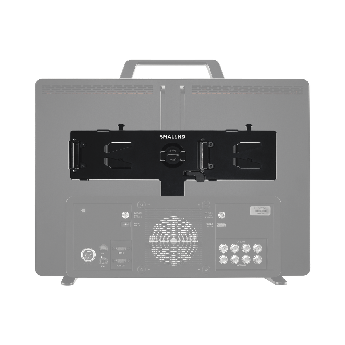 Dual V-Mount Battery Bracket (14v/26v) for SmallHD 4K Monitors