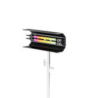 Quasar Science 2' 2-Bank Shell c/w Ossium plate & 2x 2' Rainbow 2 (US Power Cable)