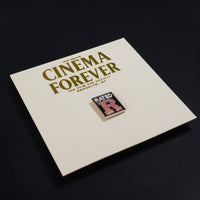 Rated R Enamel Pin on backing card