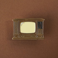 '80s TV Enamel Pin front