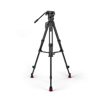Sachtler System FSB 4, aluminium 75/2 tripod with mid level spreader, part number 0383A